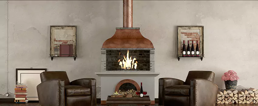 Thelin Hearth Products Providence Pellet Insert Fireplace Installation in North Babylon, NY