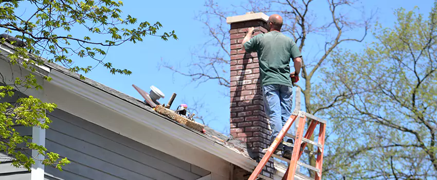 Vinyl and PVC Chimney Flashing Installation in North Babylon, NY
