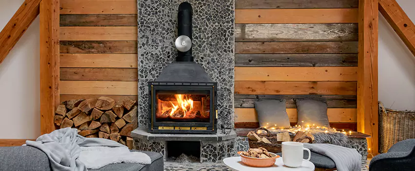 Thelin Hearth Products Direct Vent Gas Stove Fireplace Inspection in North Babylon, New York
